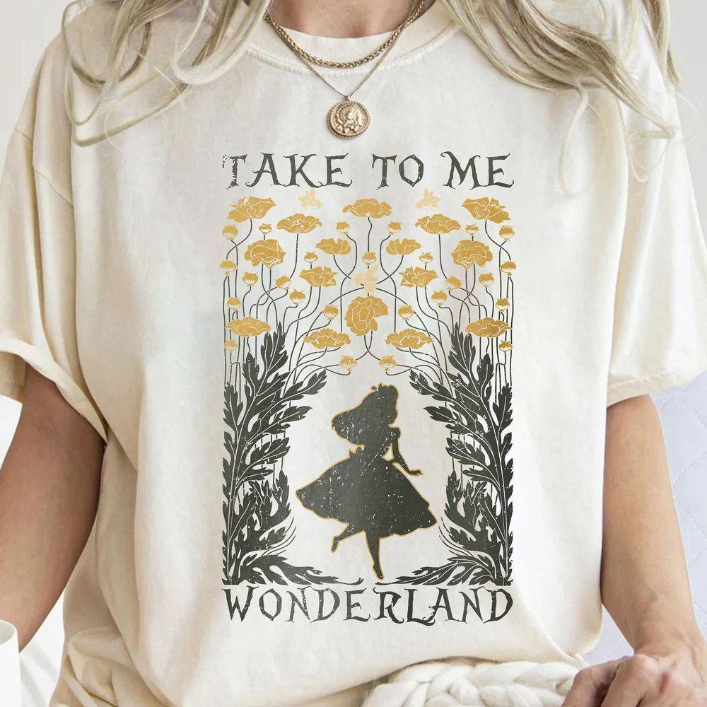 Retro Alice In Wonderland Watercolor Disney Vuitino Apparel